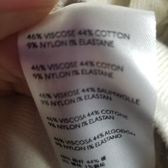 Free People Beach Women's Bomber Ruched Beige Sweater Sz L - Picture 3 of 6